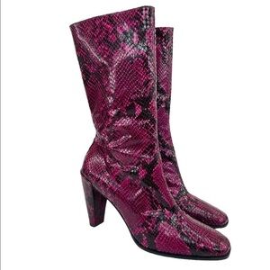 Donald J. Pliner Women’s Snake Print Boots